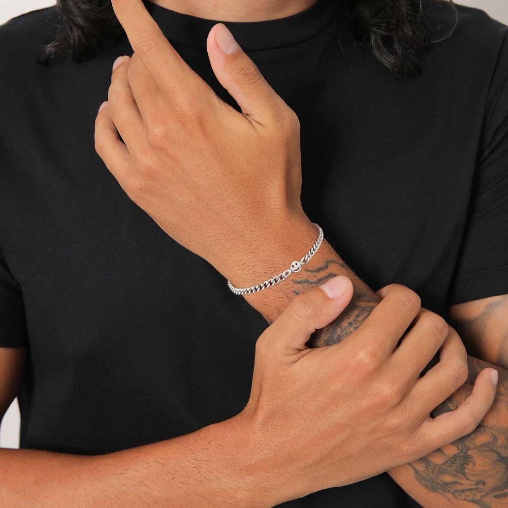 Kuzzoi Panzer-Armband mit Smiling Face Exklusive Angebote