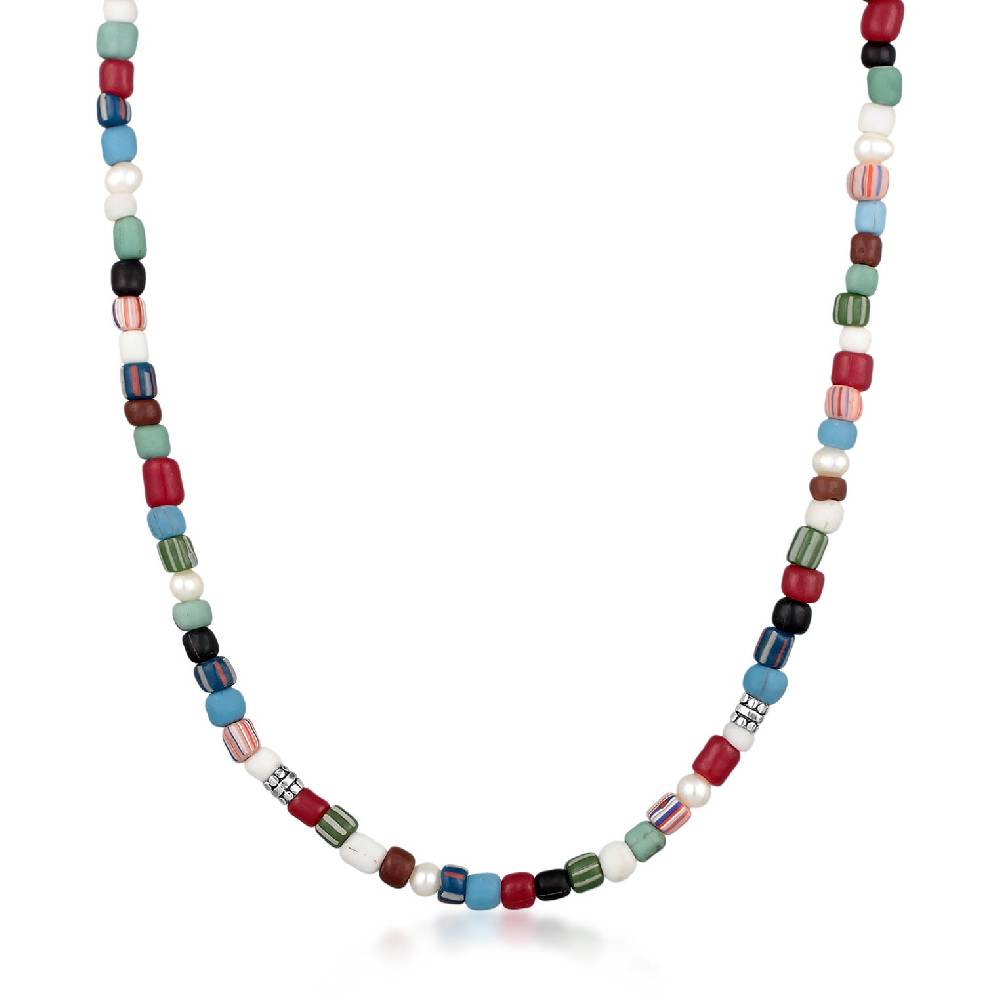 Kuzzoi Halskette Glas Beads | Süßwasserperlen Blitzangebot