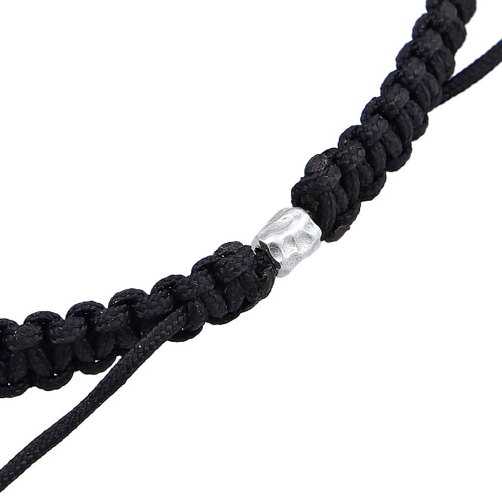 Kuzzoi Armband Evil Eye | Nylon (Schwarz) Kauf eins, bekomm eins gratis