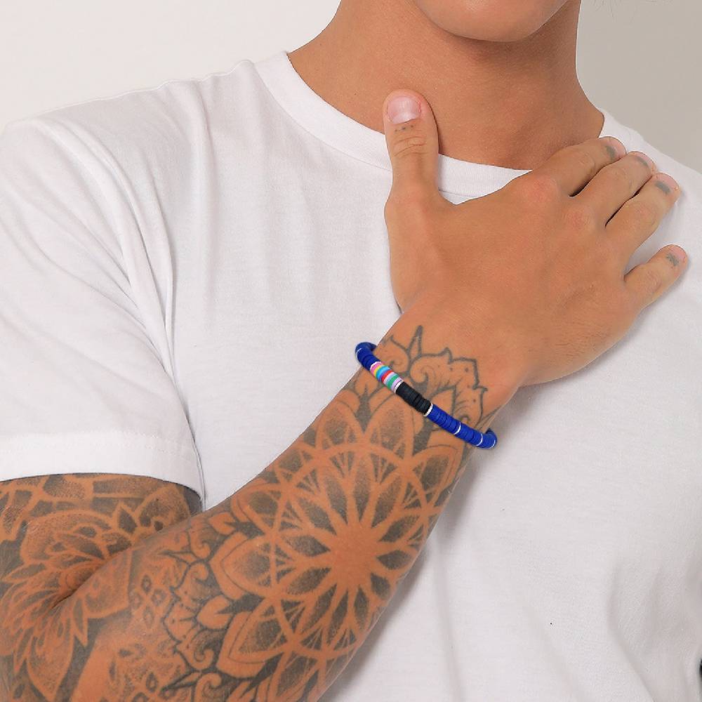 Kuzzoi Armband Textil | Heishi Perlen Riesige Ersparnisse