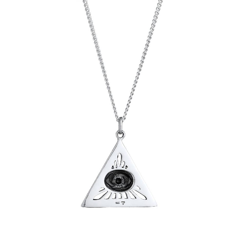 Kuzzoi Halskette Dreieck Evil Eye VIP-Rabatte