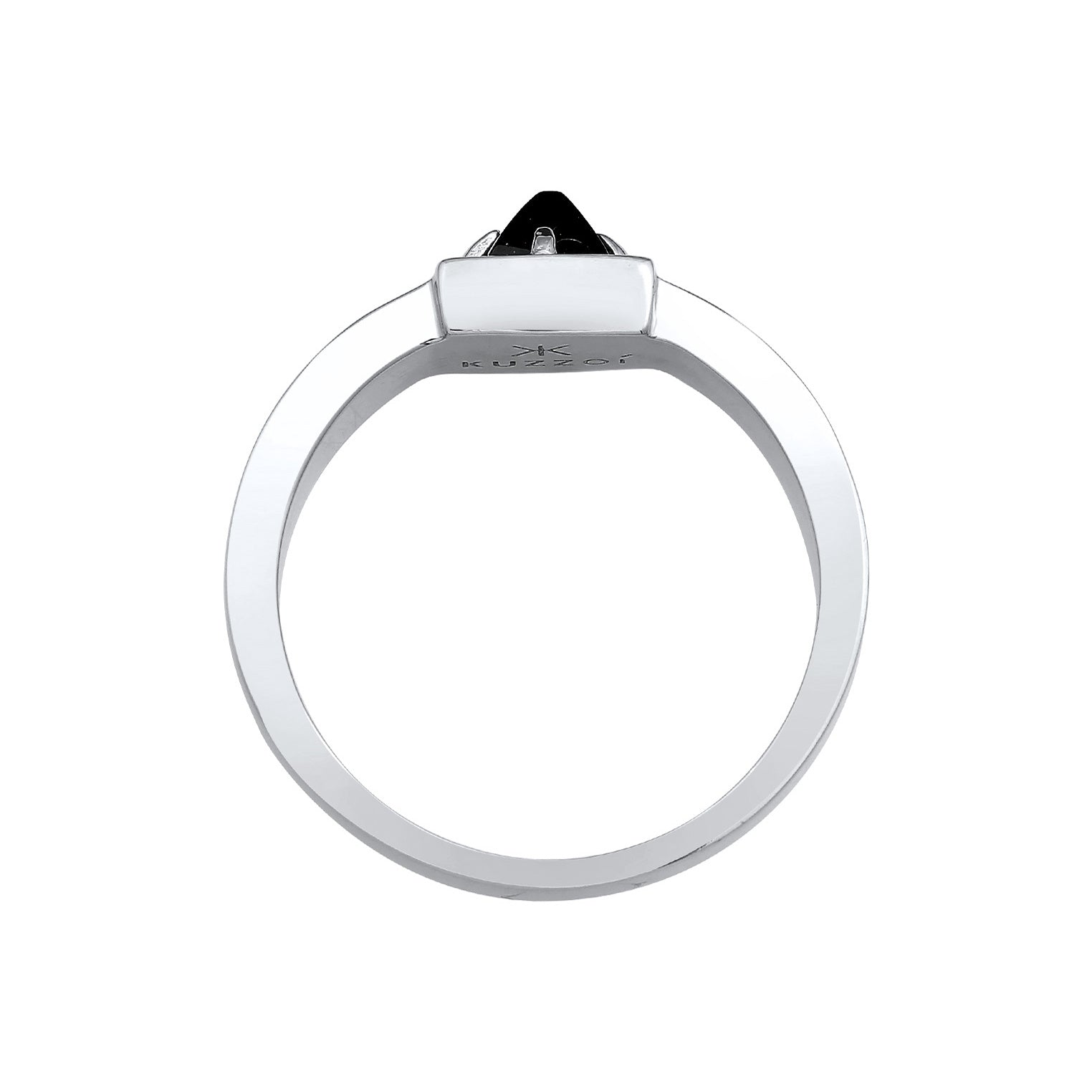 Kuzzoi Bandring Pyramide | Onyx (Schwarz) Bis zu 55% Rabatt