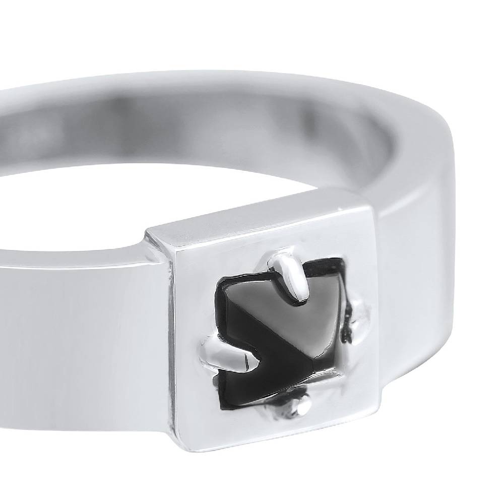 Kuzzoi Bandring Pyramide | Onyx (Schwarz) Bis zu 55% Rabatt