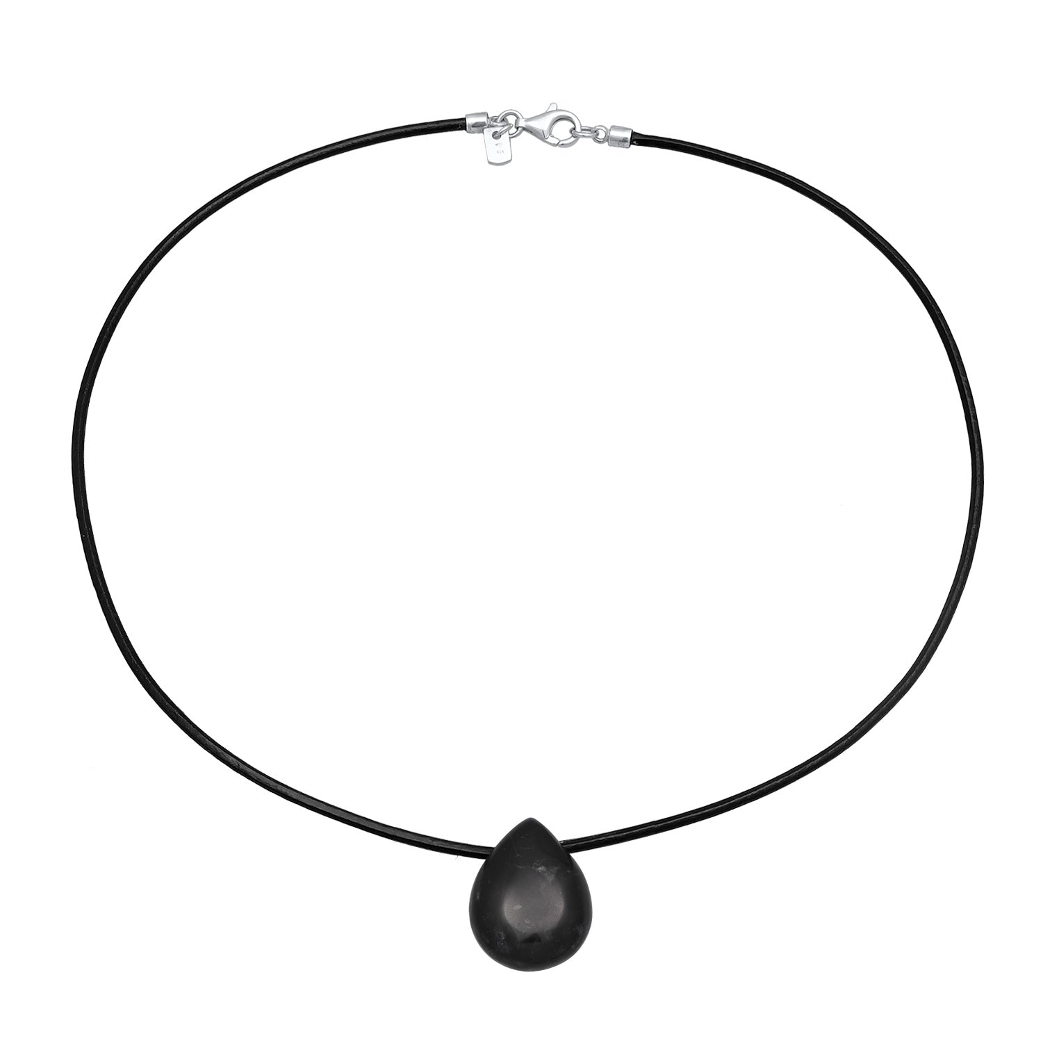 Kuzzoi Choker Tropfen | Satin, Onyx (Schwarz) Kostenloser Versand international