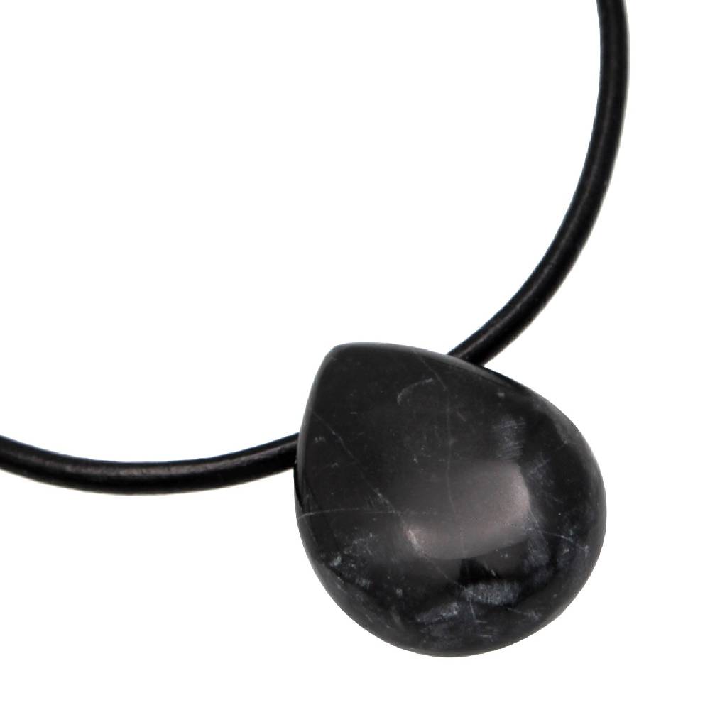 Kuzzoi Choker Tropfen | Satin, Onyx (Schwarz) Kostenloser Versand international