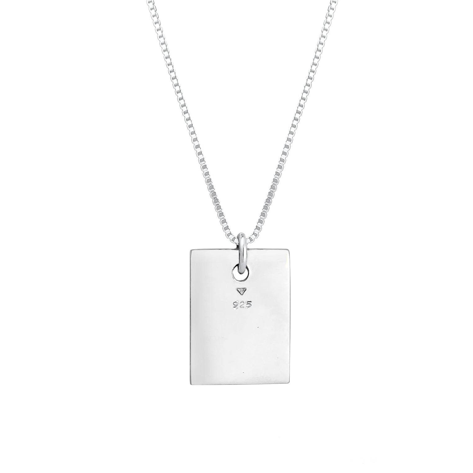 Kuzzoi Halskette Dog Tag | Emaille (Schwarz) Im Verkauf