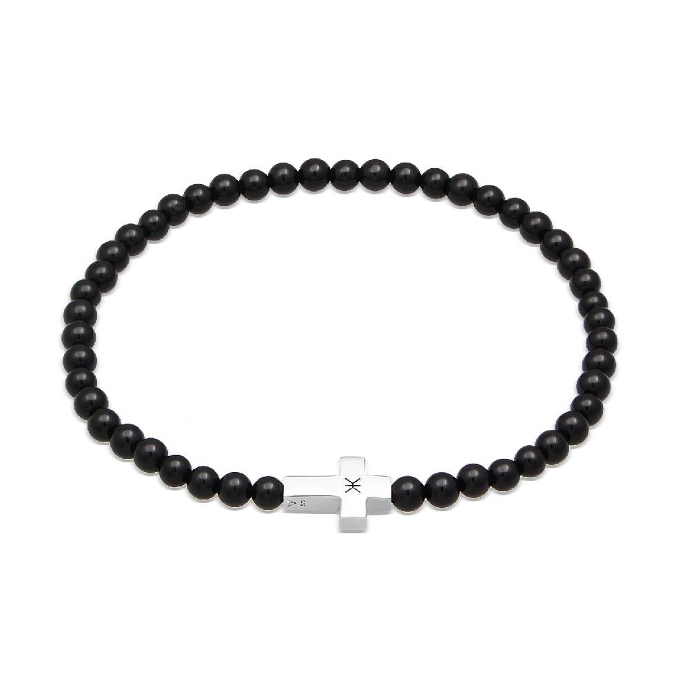 Kuzzoi Armband Kreuz | Onyx (Schwarz) Limitierter Zeitrabatt