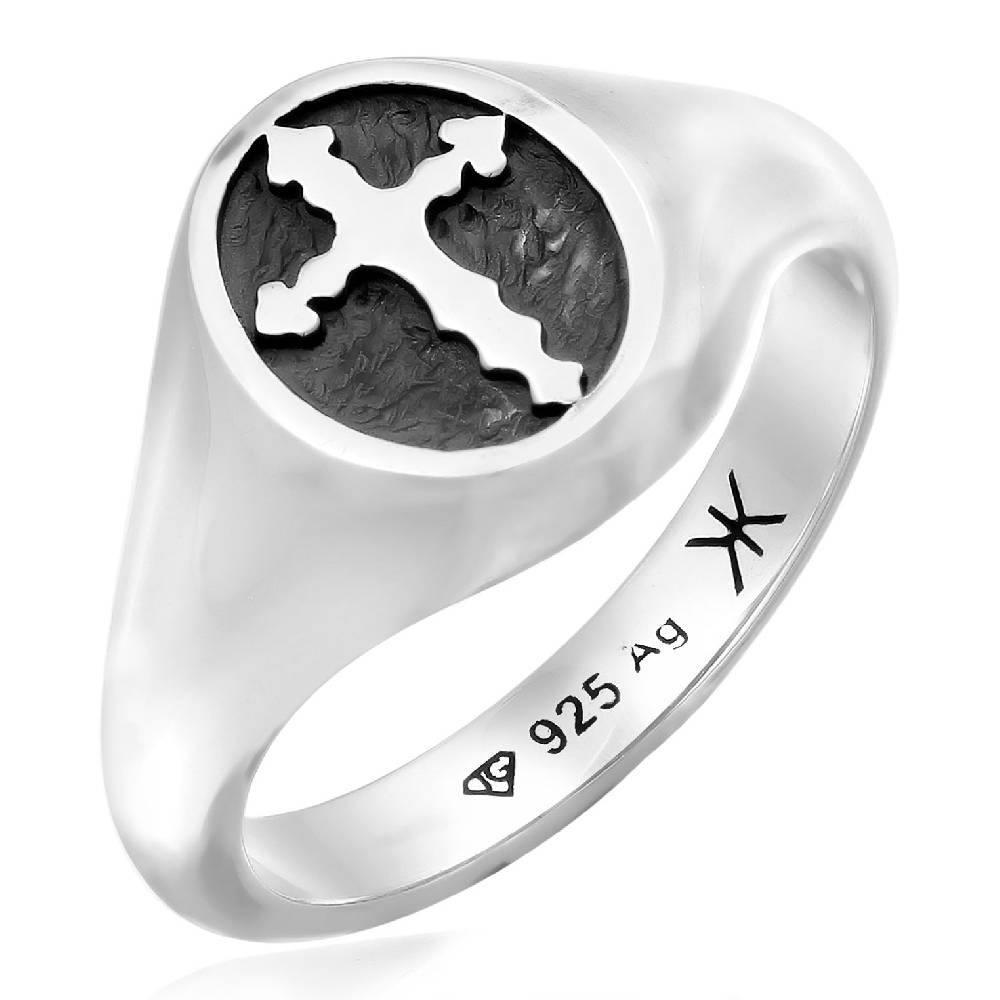 Kuzzoi Siegelring Kreuz Flash Sale