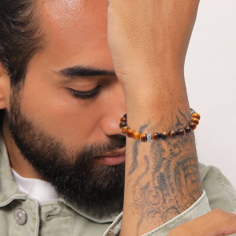Kuzzoi Armband Vintage | Tigerauge (Braun) Tägliche Deals