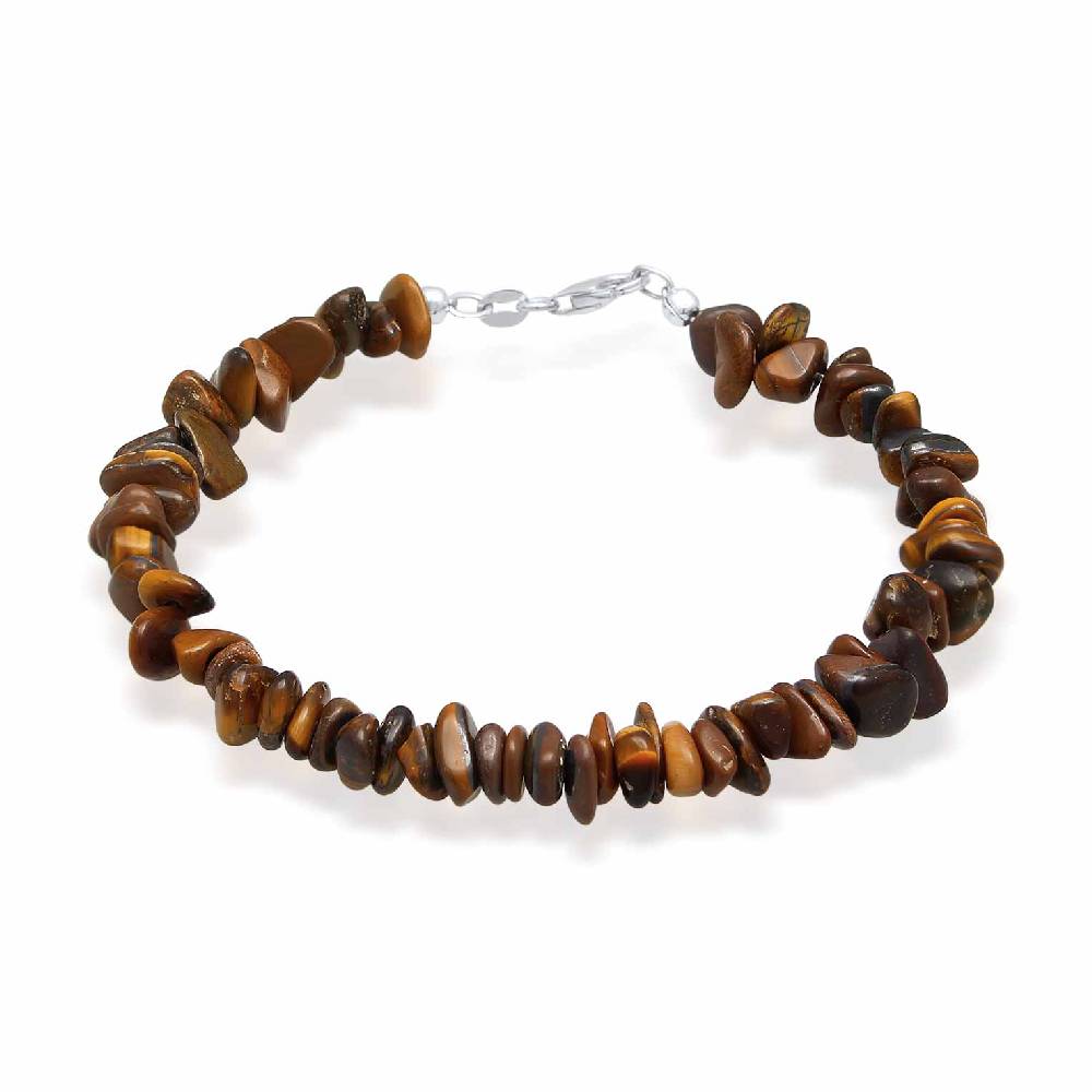 Kuzzoi Armband Splitter Natur | Tigerauge Edelsteine Riesige Ersparnisse