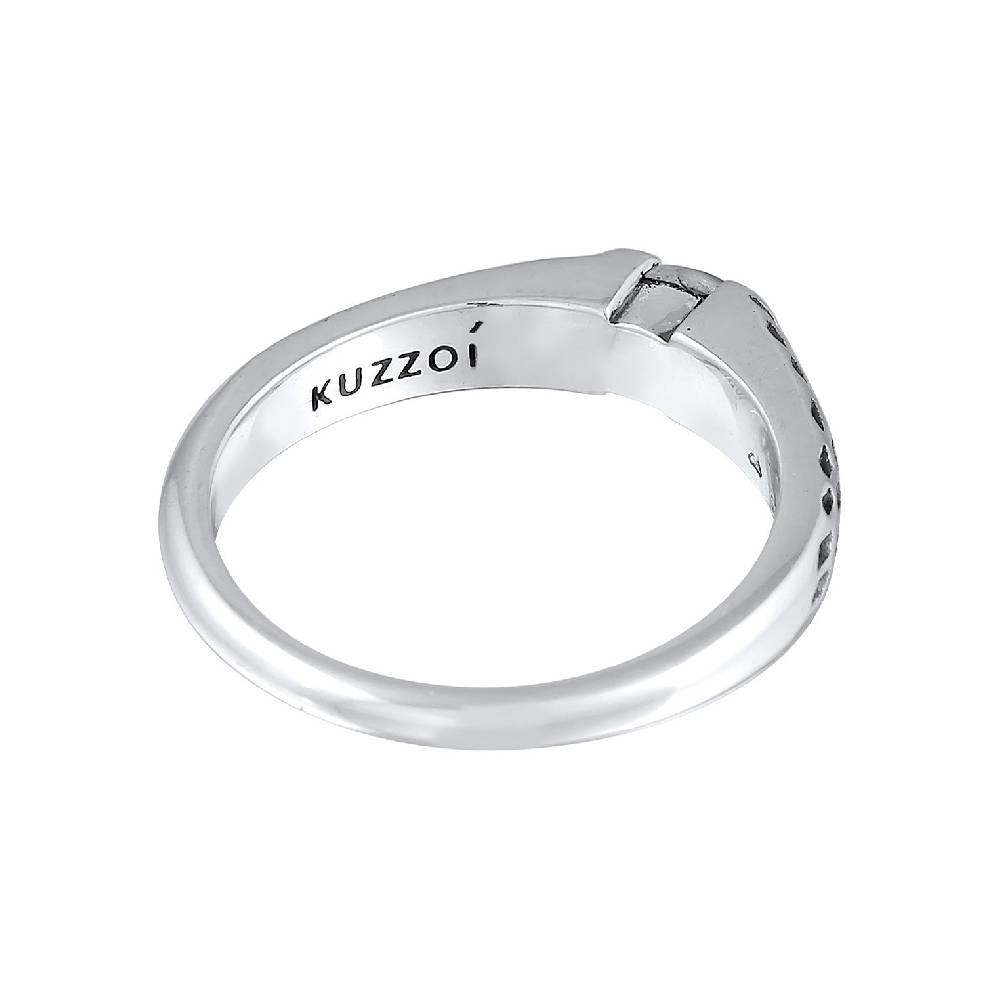 Kuzzoi Bandring Vintage | Labradorit (Grau) Vierteljährliche Förderung