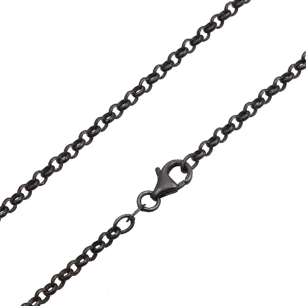 Kuzzoi Halskette Flügel | Zirkonia (Schwarz) Super Rabatt