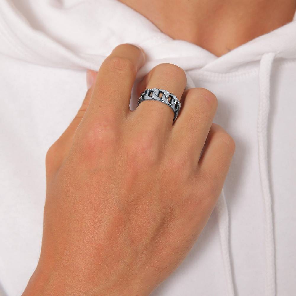 Kuzzoi Bandring Chunky Chain Sonderangebot
