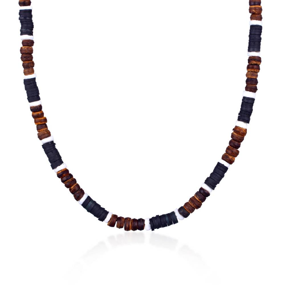 Kuzzoi Halskette Surfer Style | Heishi Beads Limitierter Zeitrabatt