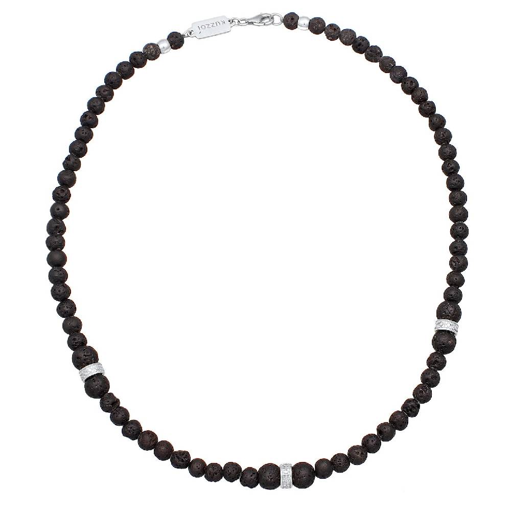 Kuzzoi Halskette Beads Vintage | Lava Kugeln Exklusive Angebote