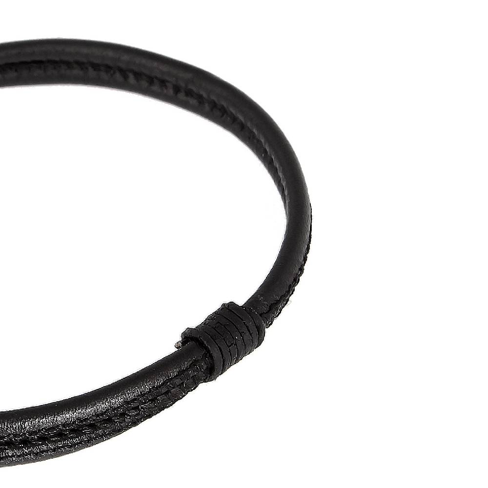Kuzzoi Armband Haken | Leder (Schwarz) Große Rabatte