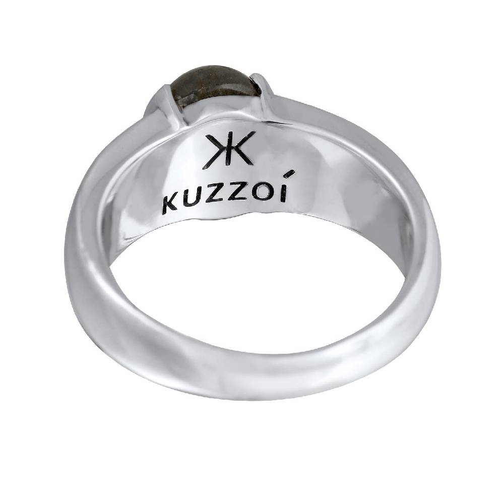 Kuzzoi Siegelring Oval | Labradorit (Grau) Bis zu 55% Rabatt