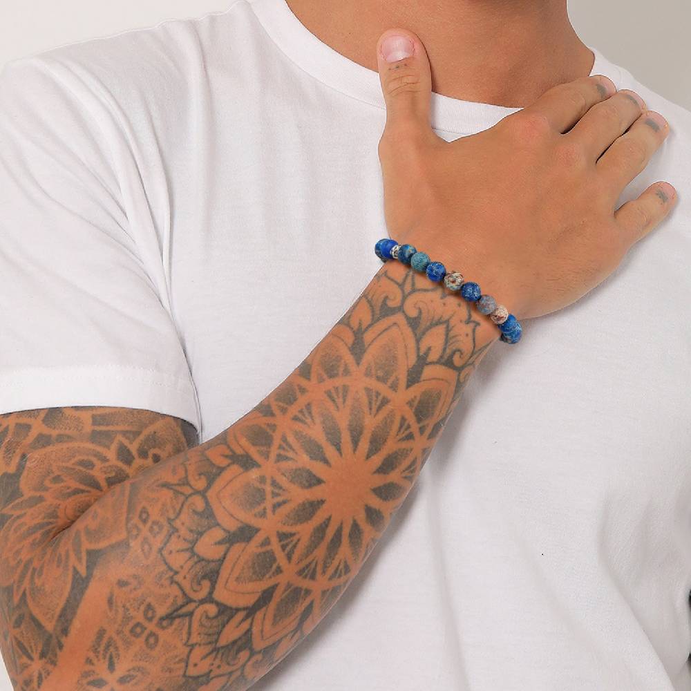 Kuzzoi Armband Beads | Achat (Blau) Auslauf
