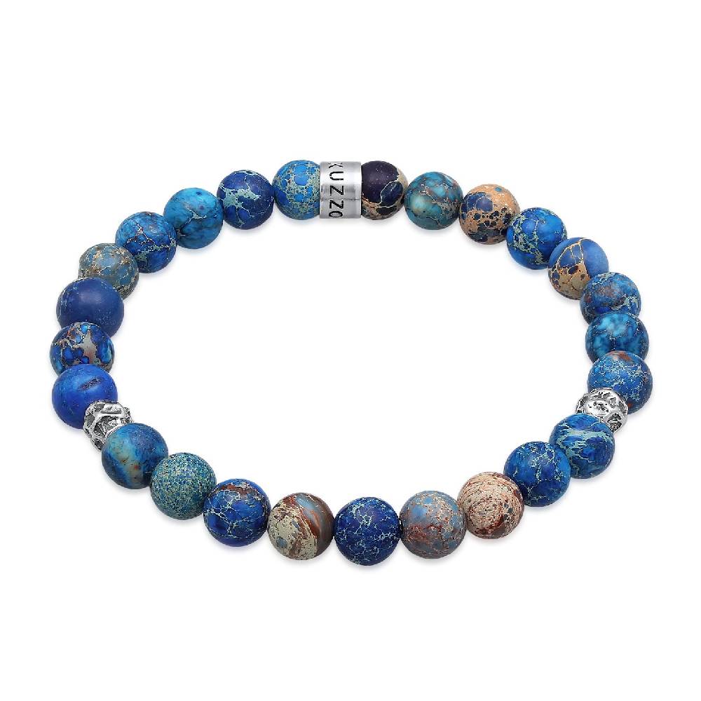 Kuzzoi Armband Beads | Achat (Blau) Auslauf