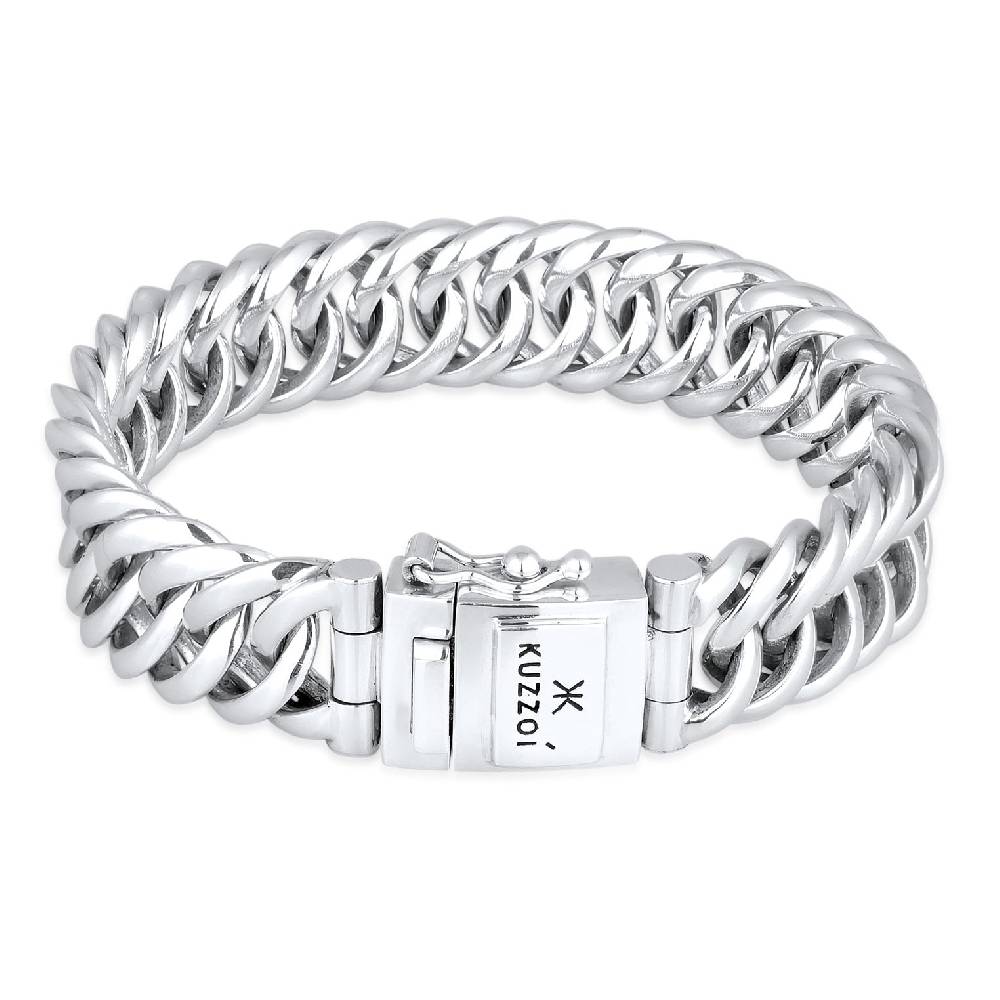 Kuzzoi Panzer-Armband Basic Boxverschluss Schlussverkauf