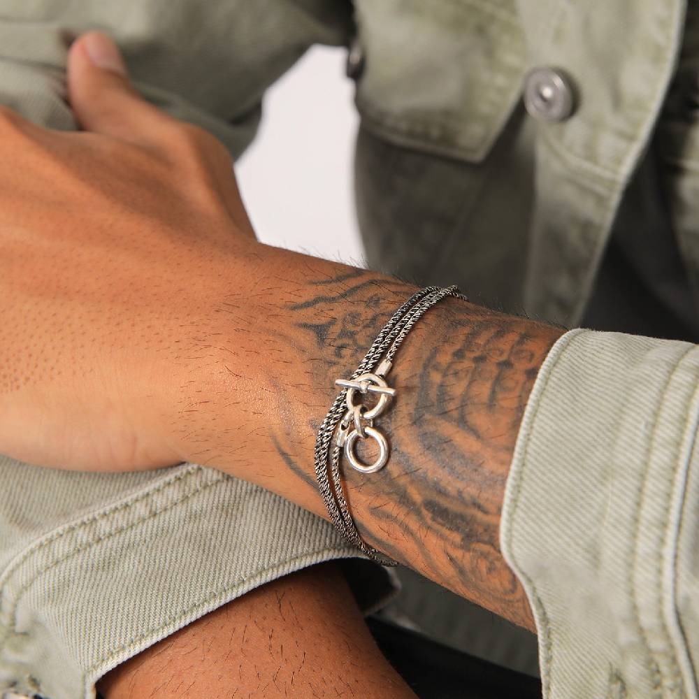 Kuzzoi Armband Kordelkette T-Bar Flash Sale