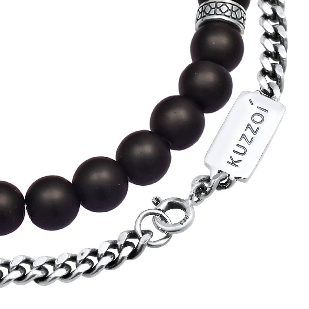 Kuzzoi Panzer-Armband Set | Onyx (Schwarz) Online