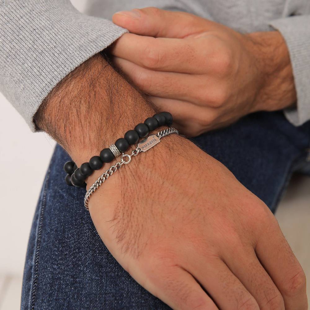 Kuzzoi Panzer-Armband Set | Onyx (Schwarz) Online