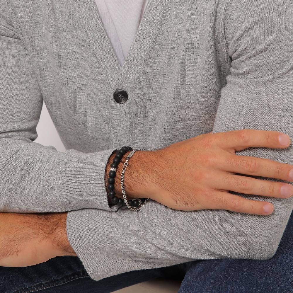 Kuzzoi Panzer-Armband Set | Onyx (Schwarz) Online