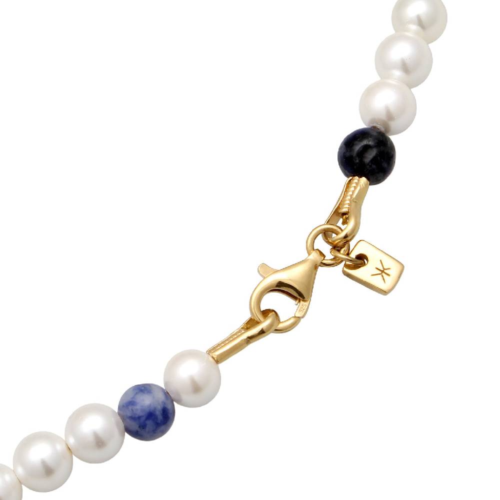 Kuzzoi Halskette Beads | Achat, Muschelkernperlen Kostenloser Versand