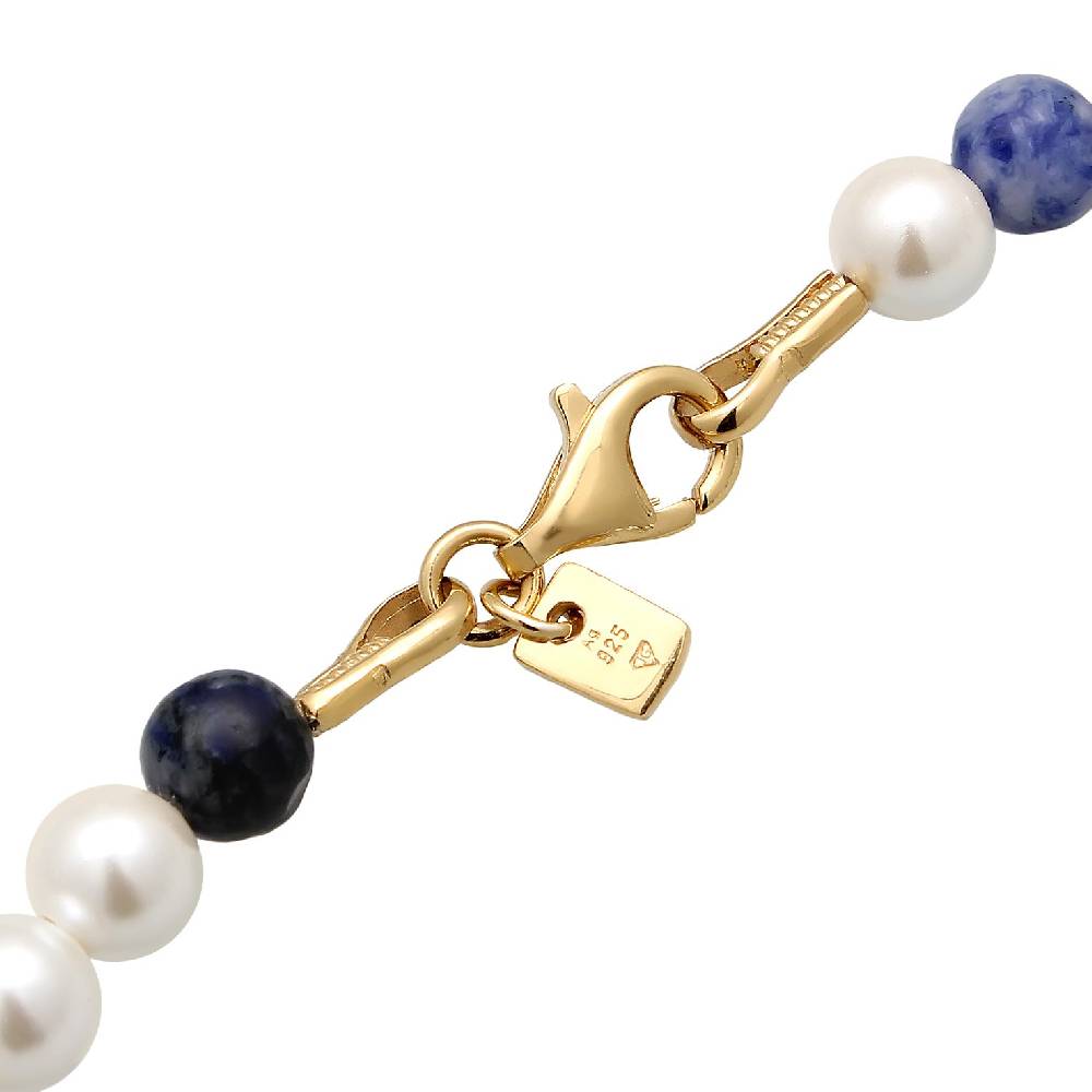 Kuzzoi Halskette Beads | Achat, Muschelkernperlen Kostenloser Versand