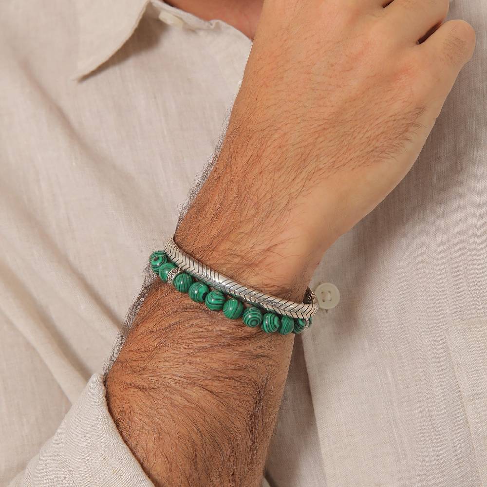 Kuzzoi Armbandset Armreif | Malachit (synth.) Cyber Monday