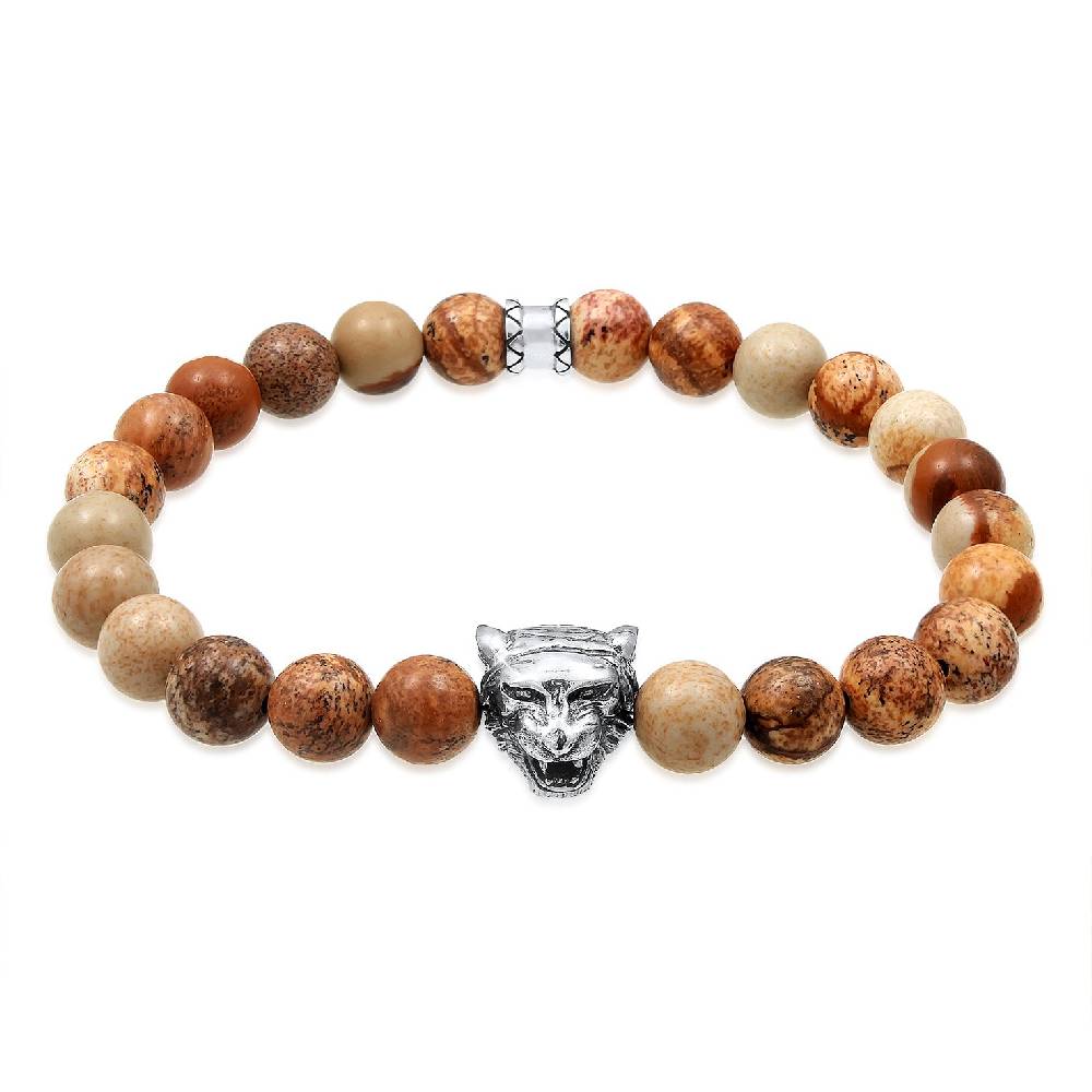 Kuzzoi Armband Tigerkopf | Achat (Braun) Letzte 2 Tage