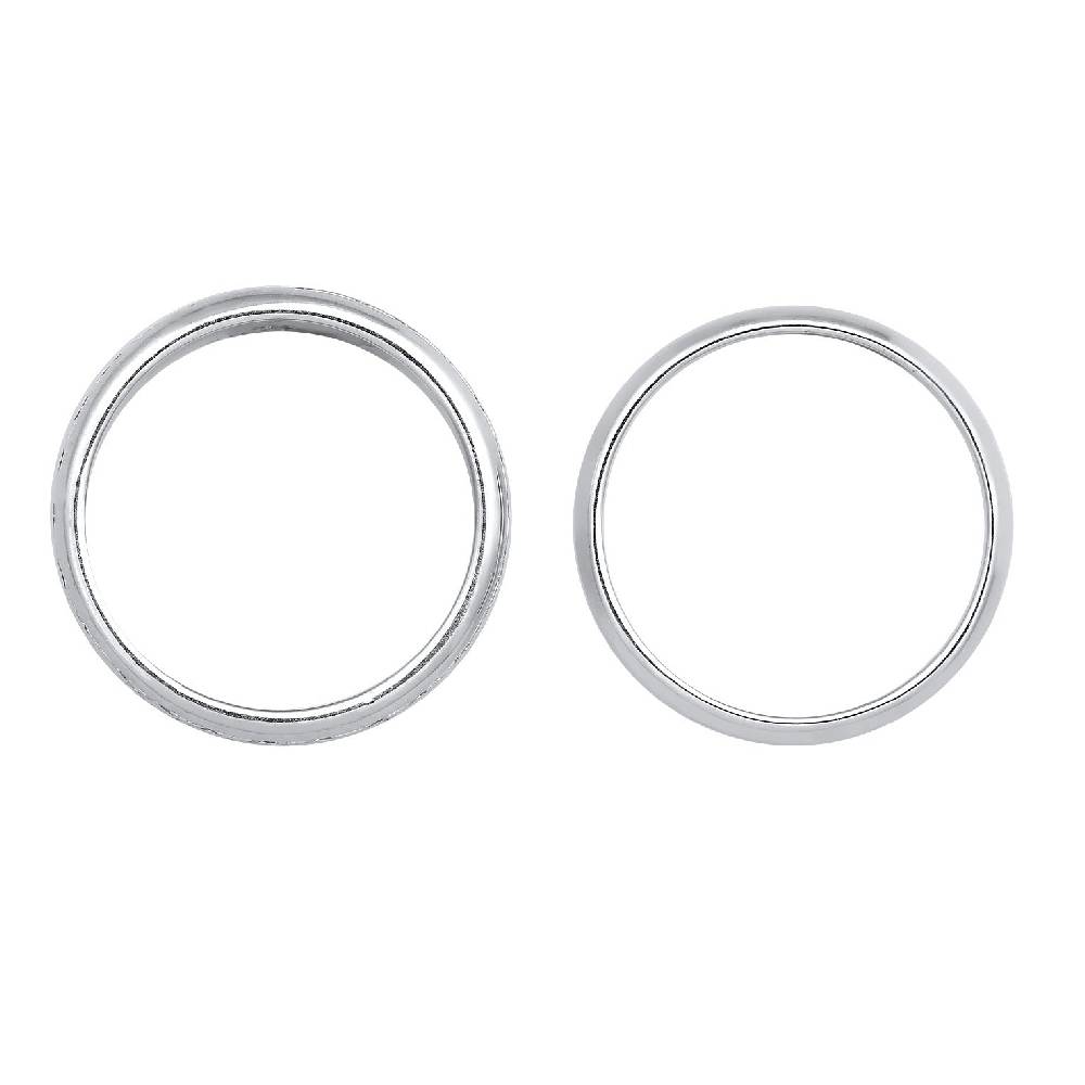 Kuzzoi Bandring 2er Set Struktur 50% Rabatt mit kostenlosem Versand