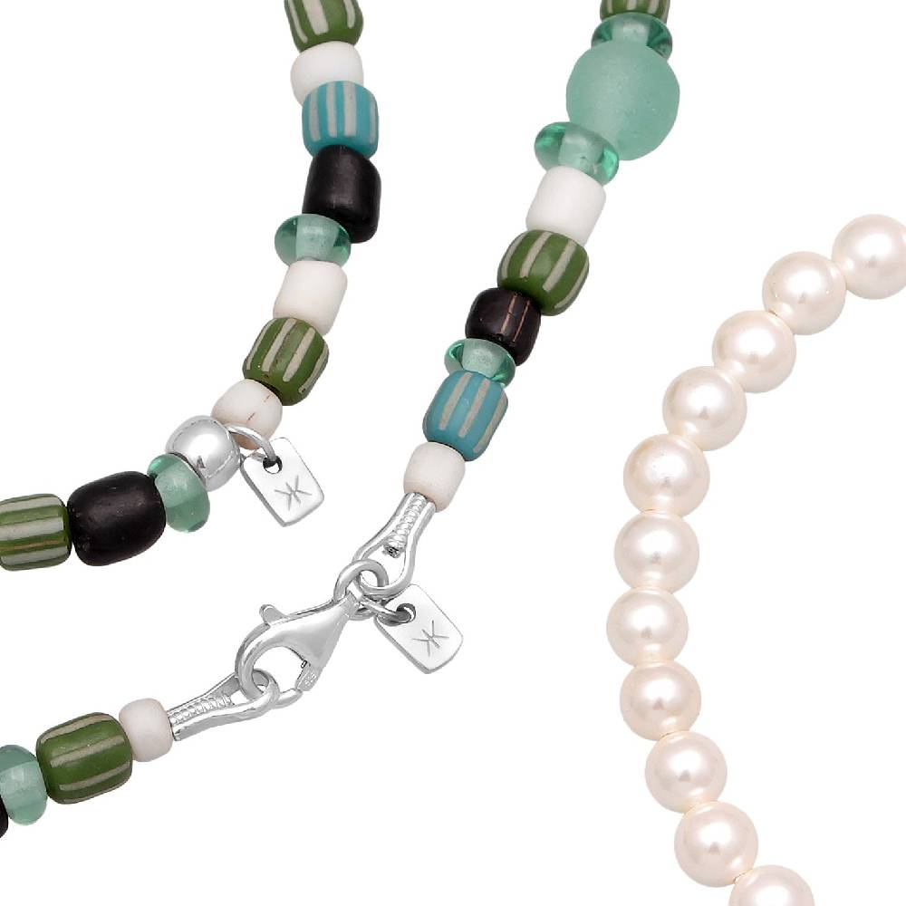 Kuzzoi Schmuckset Beads Boho | Muschelkernperlen 2025