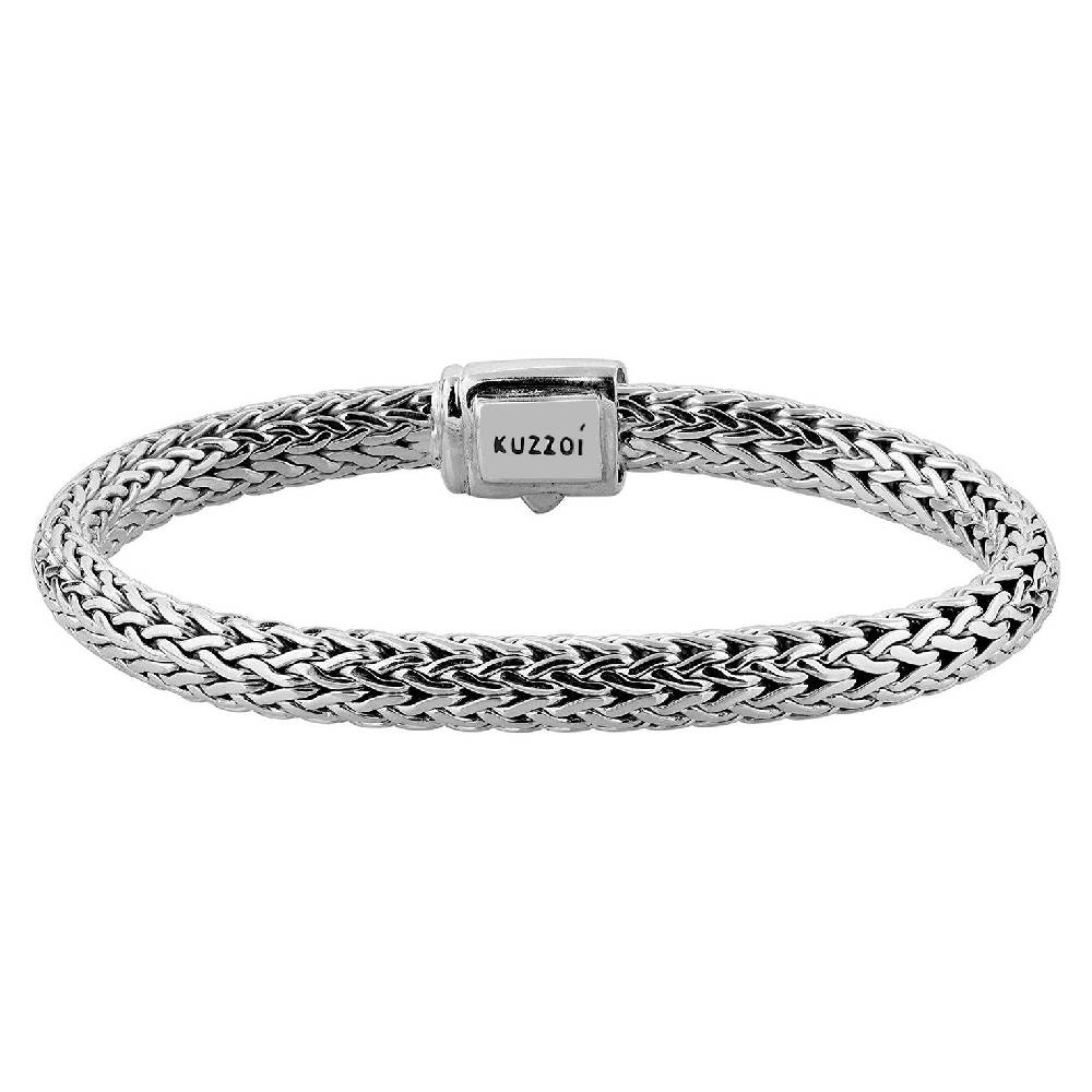 Kuzzoi Panzer-Armband | Zirkonia (Weiß) Günstig kaufen