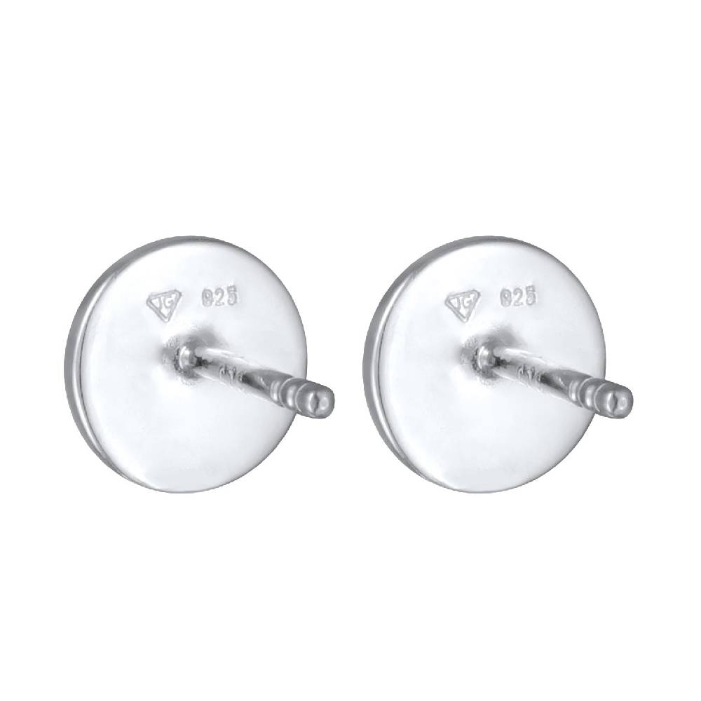 Kuzzoi Ohrstecker Anker | Emaille (Schwarz) Exklusive Angebote