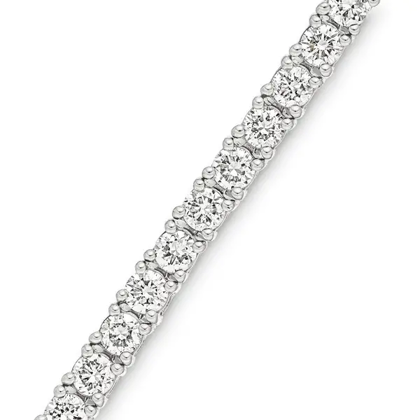 Leaf Jewelry Tennisarmband mit Diamanten, Weißgold, 3.42ct, 17.0cm Bestseller