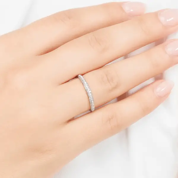 Leaf Jewelry Ring DAZZLE mit Diamanten, 14K Weißgold Tägliche Deals