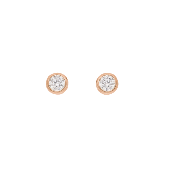 Leaf Jewelry Ohrstecker Pure, 18 K Rosegold vergoldet Zeitlich begrenztes Angebot