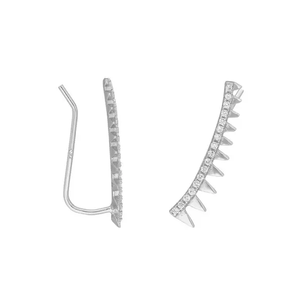 Leaf Jewelry Earclimber Memory II, 925 Sterlingsilber Letzter Tag