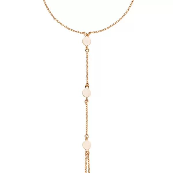 Leaf Jewelry Hand Chain Platelet, 18K Rosegold vergoldet Fabrikladen