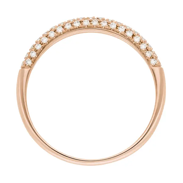 Leaf Jewelry Ring DAZZLE mit Diamanten, 14K Rosegold Weihnachtsangebot