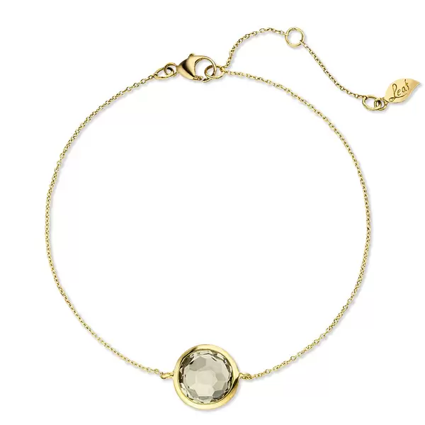 Leaf Jewelry Armkette Green Amethyst, 14 K Gelbgold Neueste Stile