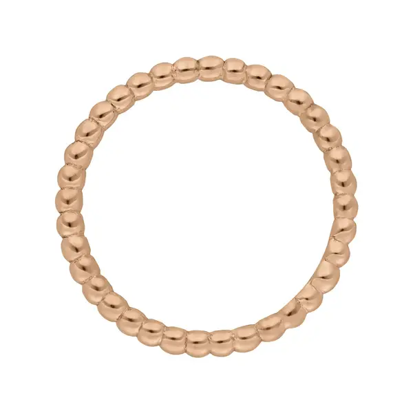 Leaf Jewelry Ring Kugel, 18 K Roségold Letzter Tag