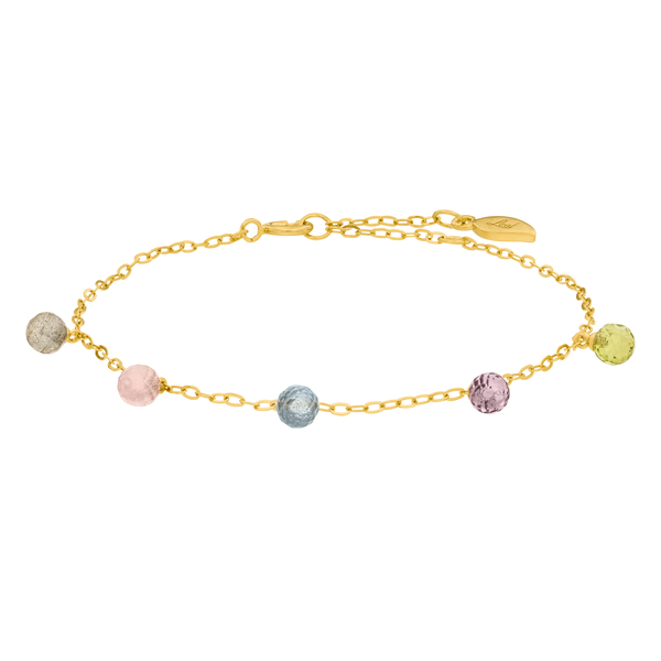 Leaf Jewelry Armkette Sweet Gems, 14K Gelbgold Zeitbegrenzte Promotion