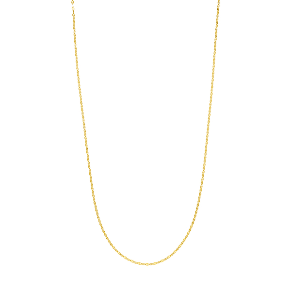 Leaf Jewelry Halskette Shiny Twist, 14K Gelbgold Fabrikverkauf