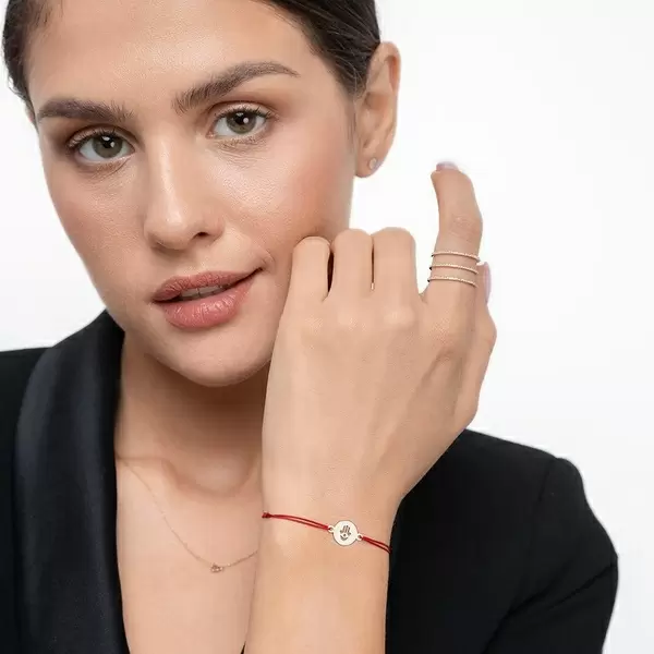 Leaf Jewelry Ring Triple mit Diamanten, 18 K Rosegold, Größe 46 Meist gekauft
