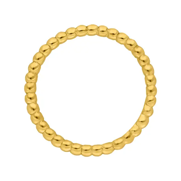 Leaf Jewelry Ring Kugel, 18 K Gelbgold Großer Ausverkauf