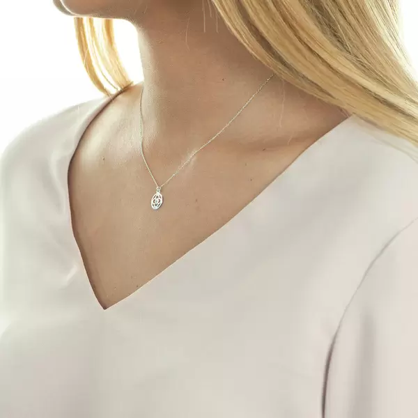 Leaf Jewelry Halskette Clover, 14 K Weißgold Online Shopping