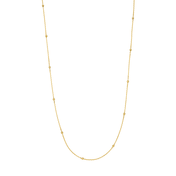 Leaf Jewelry Halskette Beads, 14K Gelbgold Große Rabatte